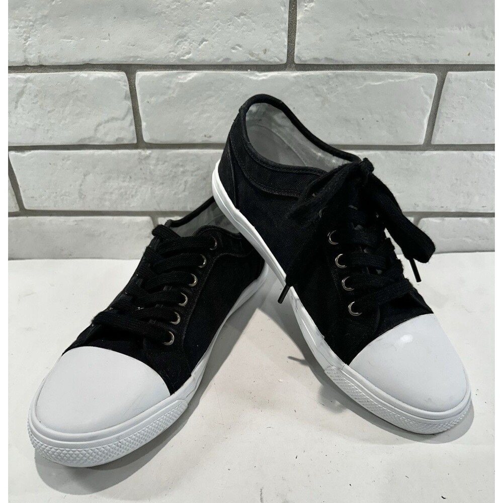 Ben Sherman Brayson Mens Black Low Top Sneakers Shoes Size 7.5 Retail $85.00
